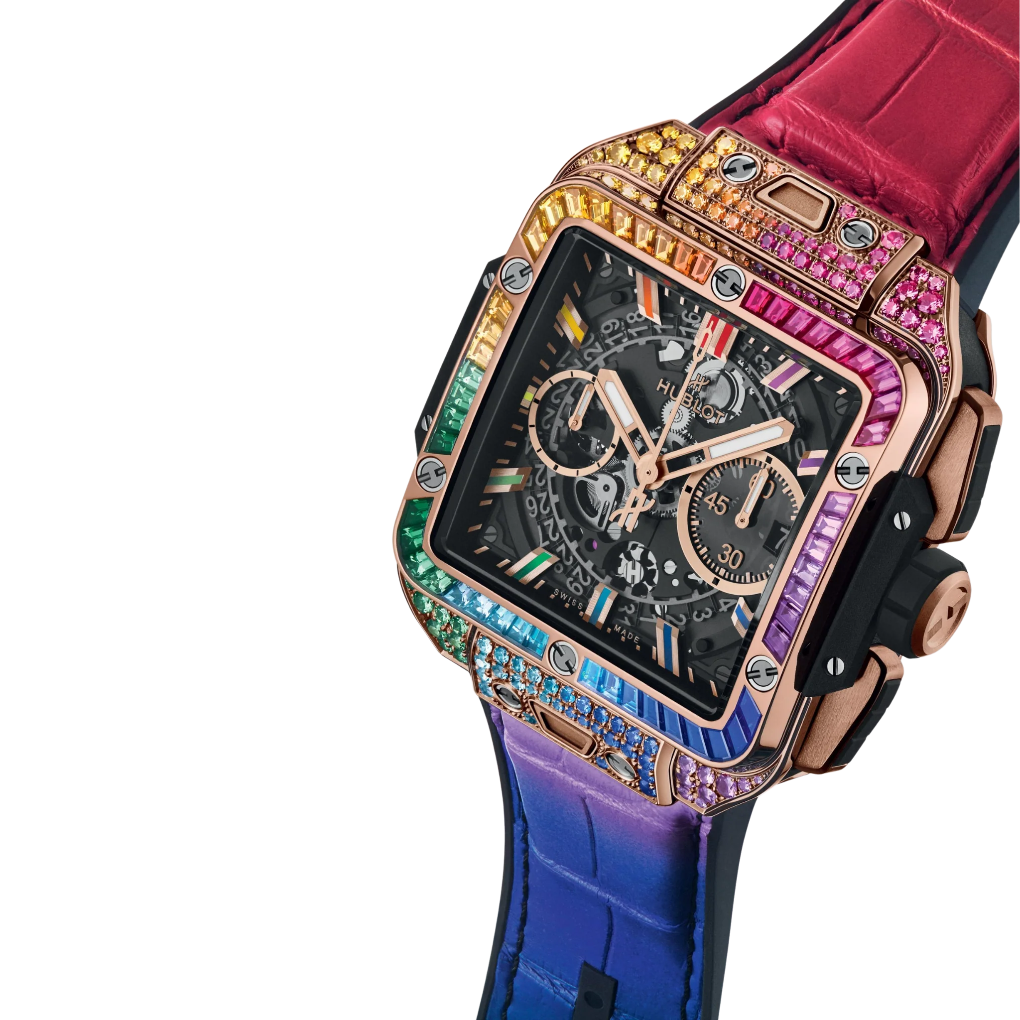 SQUARE BANG UNICO KING GOLD RAINBOW - Image 3