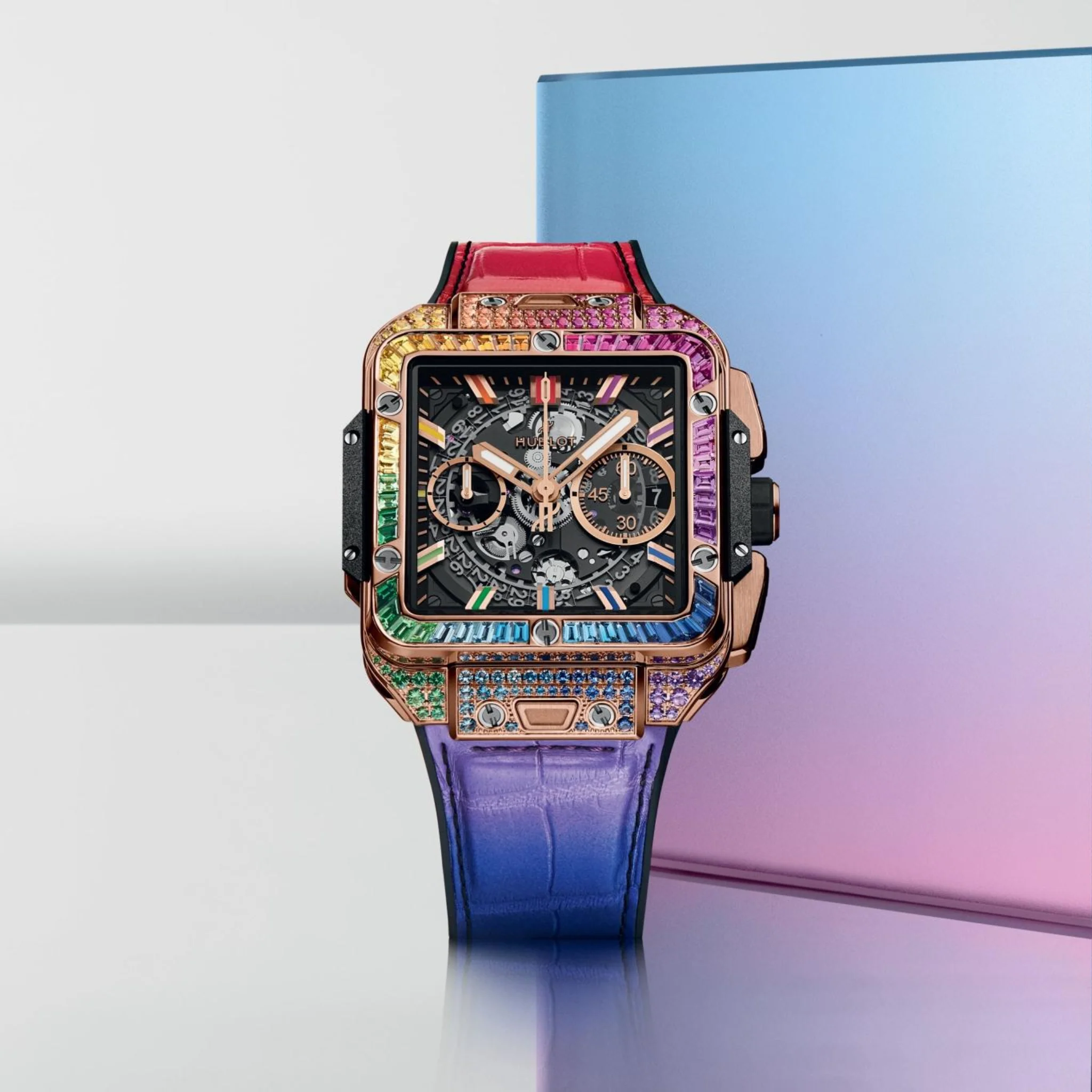 SQUARE BANG UNICO KING GOLD RAINBOW - Image 7