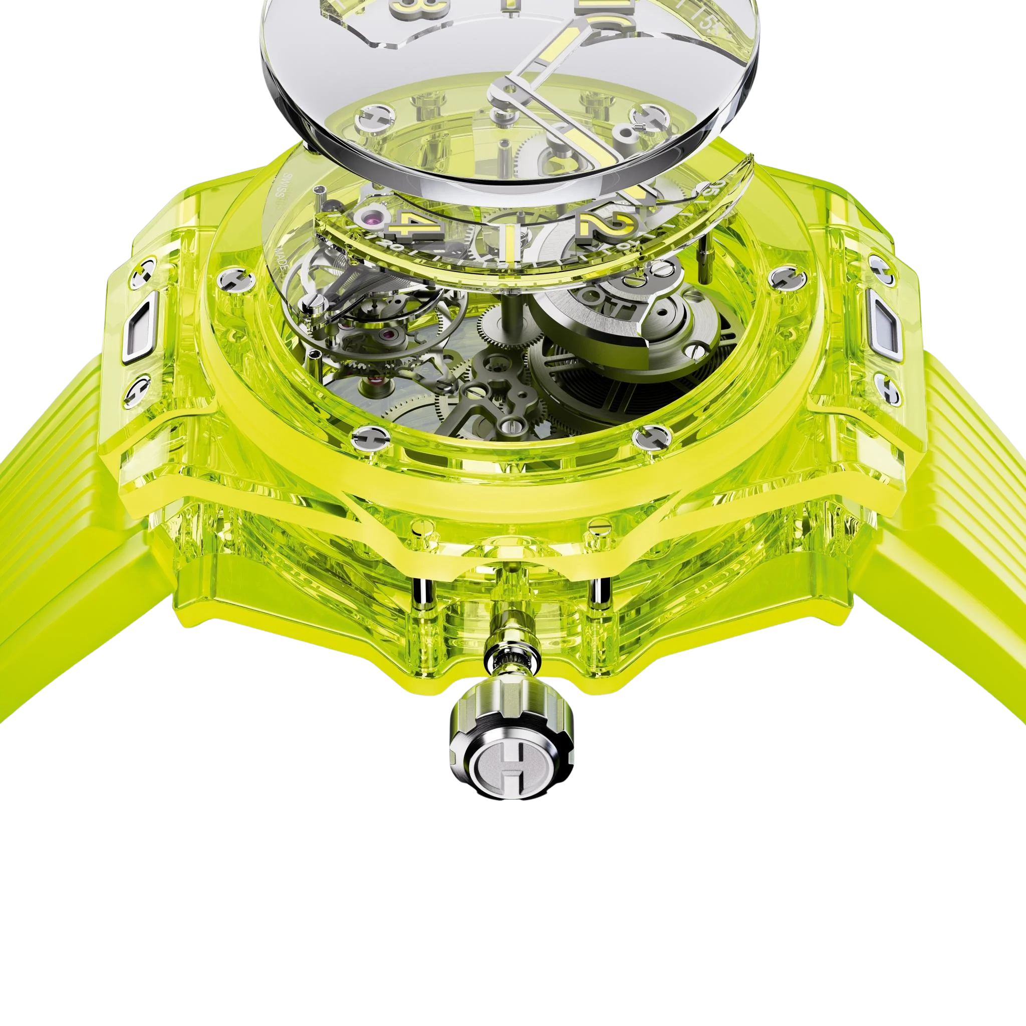 BIG BANG TOURBILLON AUTOMATIC YELLOW NEON SAXEM - Image 3