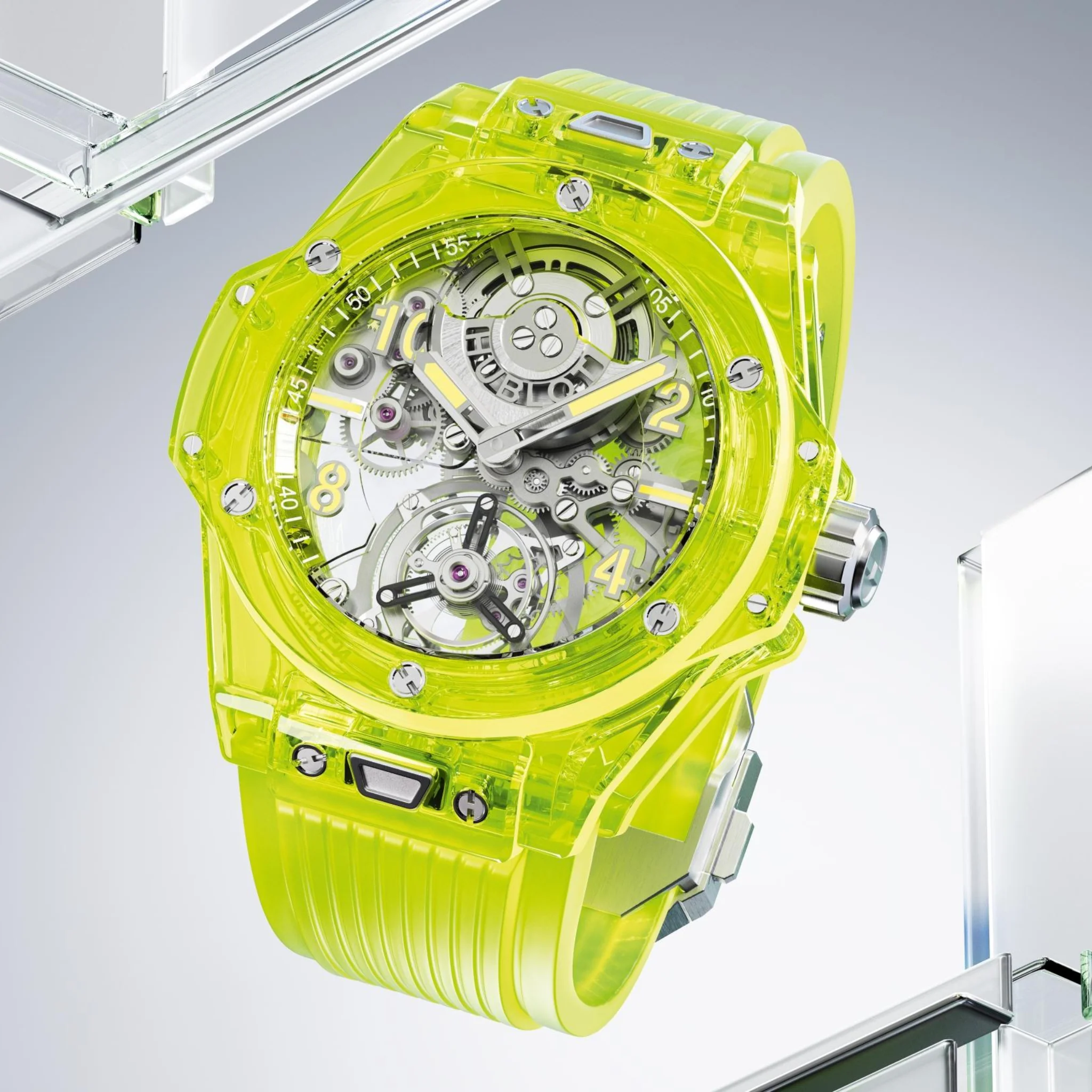 BIG BANG TOURBILLON AUTOMATIC YELLOW NEON SAXEM - Image 6