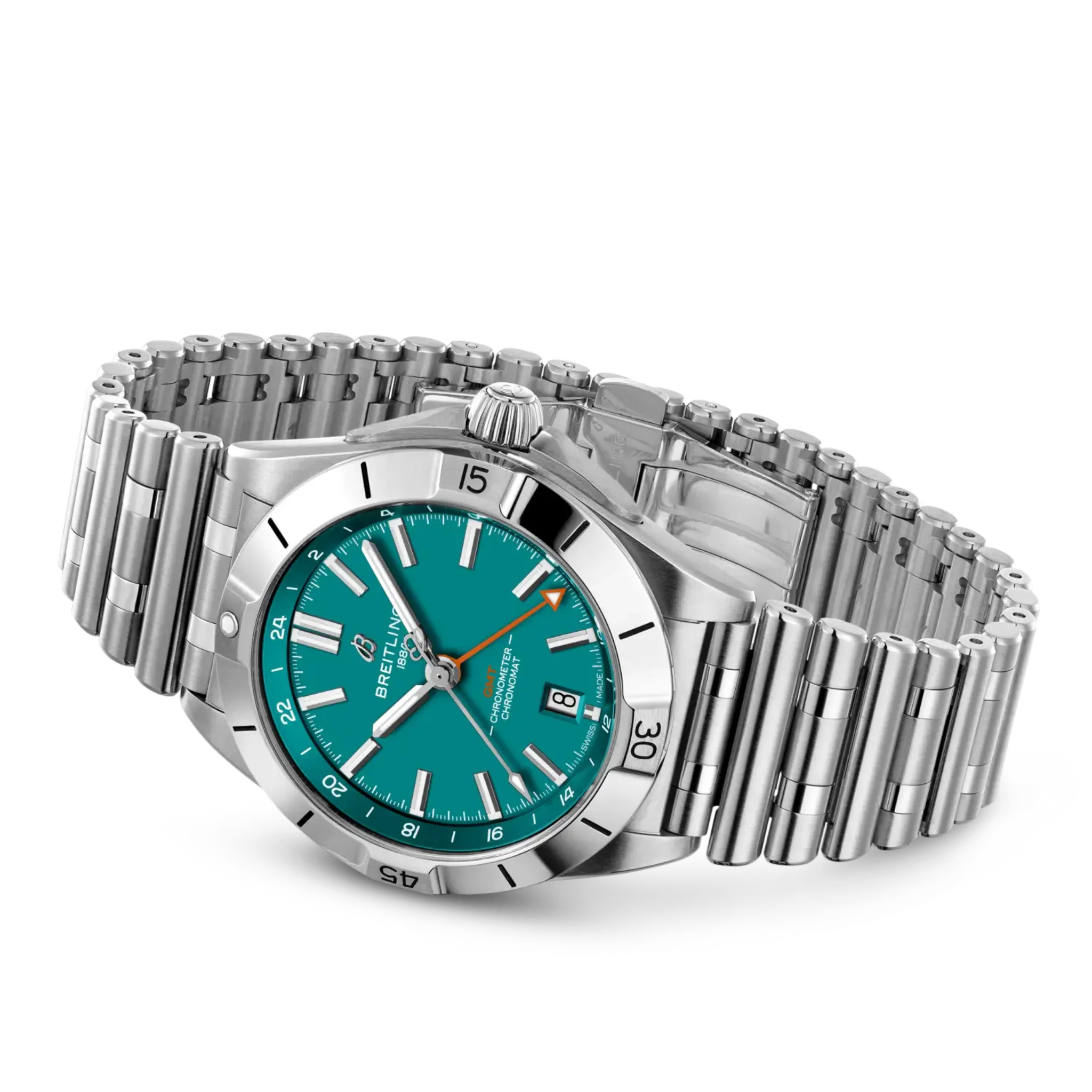CHRONOMAT AUTOMATIC GMT 40 NFL MIAMI DOLPHINS EDITION - Image 3